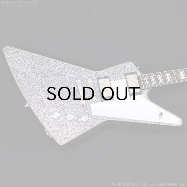 画像2: Epiphone　Lzzy Hale Explorer Custom [Black Diamond Holographic Sparkle] (2)