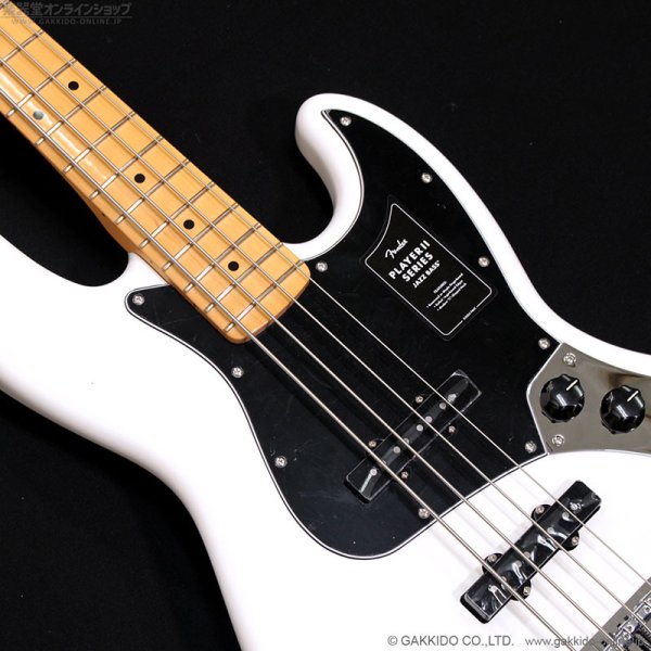 画像4: Fender　Player II Jazz Bass MN PWT [Polar White] (4)