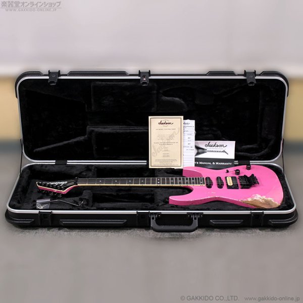 画像21: Jackson Custom Shop　Soloist HSS FR [Nitro-Relic Tour Finish] [Platinum Pink] (21)
