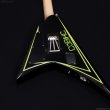 画像9: Edwards　E-ALEXI Greeny [Black with Lime Green Pinstripe & Skull] (9)