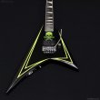 画像3: Edwards　E-ALEXI Greeny [Black with Lime Green Pinstripe & Skull] (3)