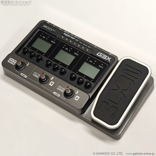画像1: ZOOM　G3X Guitar Effects & Amp Simulator with Expression Pedal マルチエフェクター [中古品] (1)