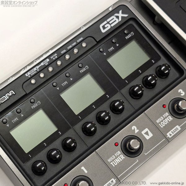 画像6: ZOOM　G3X Guitar Effects & Amp Simulator with Expression Pedal マルチエフェクター [中古品] (6)