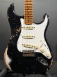 画像3: Fender Custom Shop　1969 Stratocaster Reverse Headstock Super Heavy Relic [Aged Black] (3)