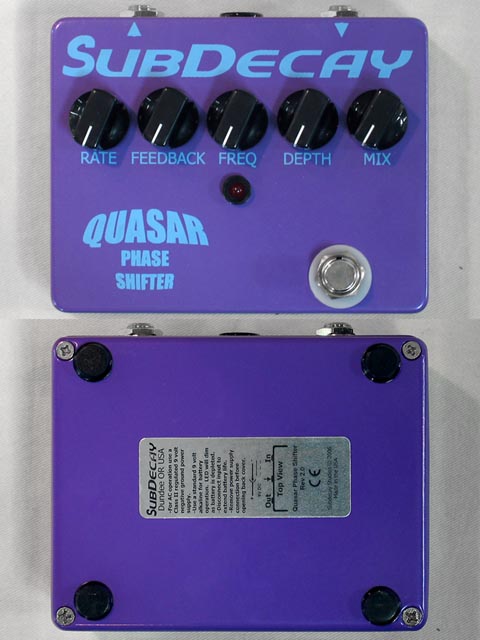 SubDecay Quasar Phase Shifter - 楽器堂オンラインショップ