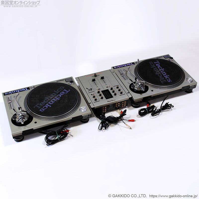 Technics SL-1200MK5 ターンテーブル×2台 ＆ SH-EX1200 DJミキサー セット [中古品] - 楽器堂オンラインショップ