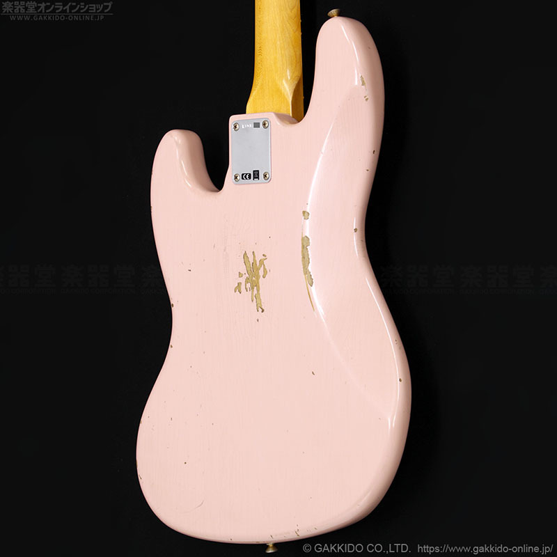Fender Custom Shop 1960 Jazz Bass Relic Shell Pink 楽器堂オンラインショップ Fender Custom Shop 1960 Jazz Bass Relic Shell Pink 楽器堂オンラインショップ