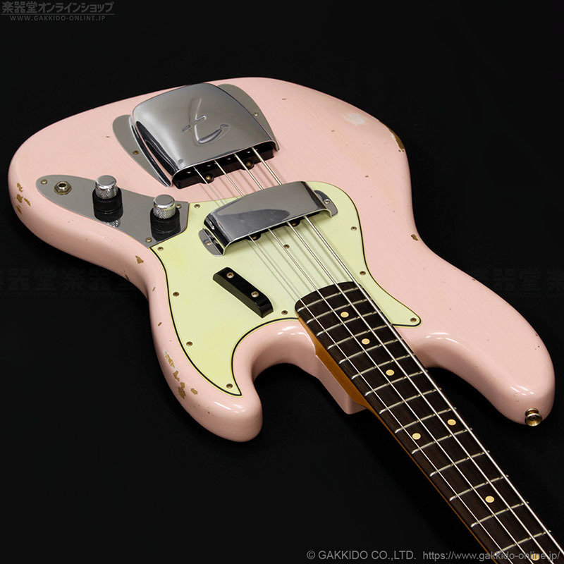 Fender Custom Shop 1960 Jazz Bass Relic Shell Pink 楽器堂オンラインショップ Fender Custom Shop 1960 Jazz Bass Relic Shell Pink 楽器堂オンラインショップ