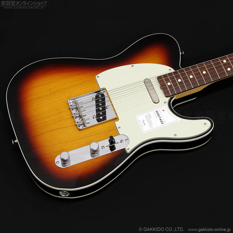 Fender Made in Japan Heritage 60 Telecaster Custom RW 3-Color Sunburst