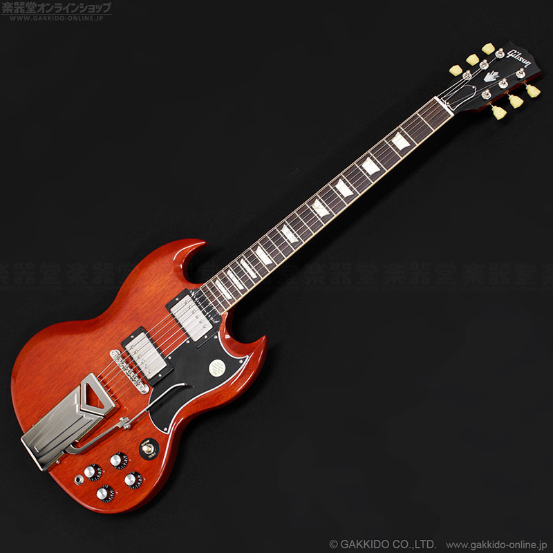 Gibson Sg Standard 61 Sideways Vibrola Vintage Cherry 楽器堂オンラインショップ Gibson Sg Standard 61 Sideways Vibrola Vintage Cherry 楽器堂オンラインショップ