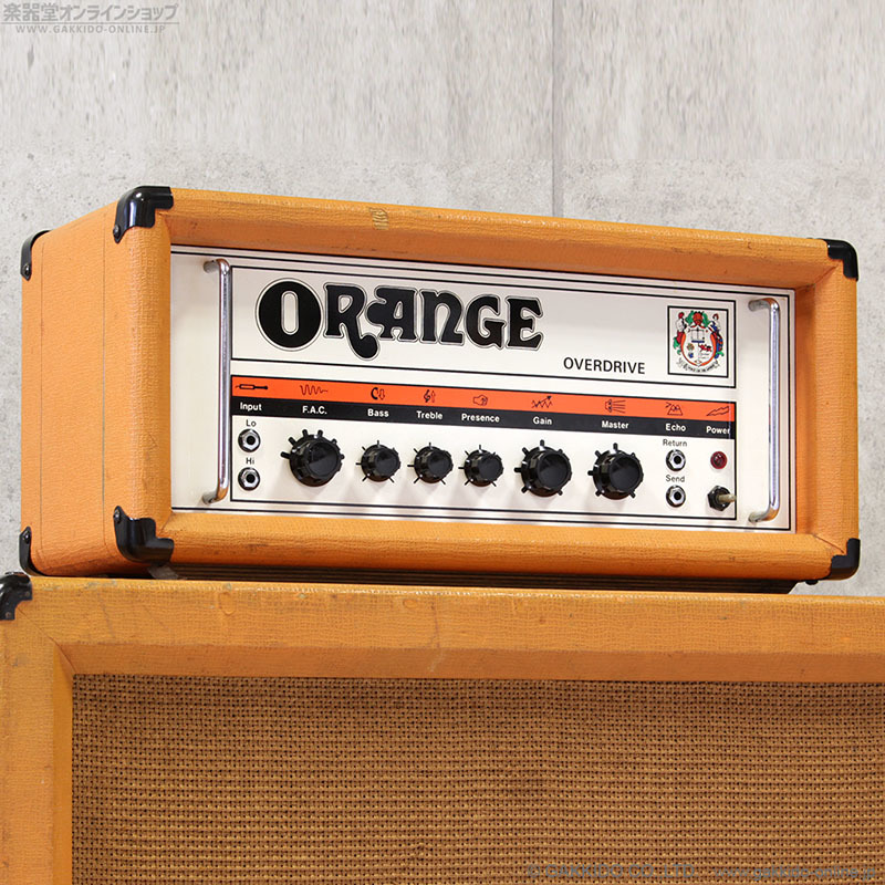 Orange　1978 OR120M OVERDRIVE ギターアンプ ヘッド & 1974 4×12