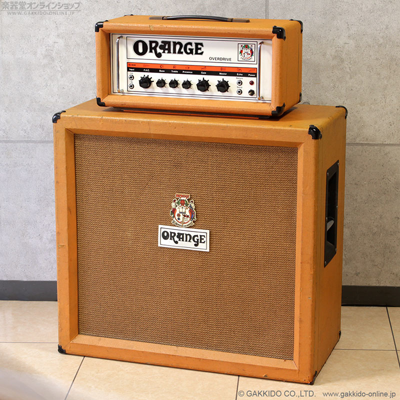 Orange　1978 OR120M OVERDRIVE ギターアンプ ヘッド & 1974 4×12