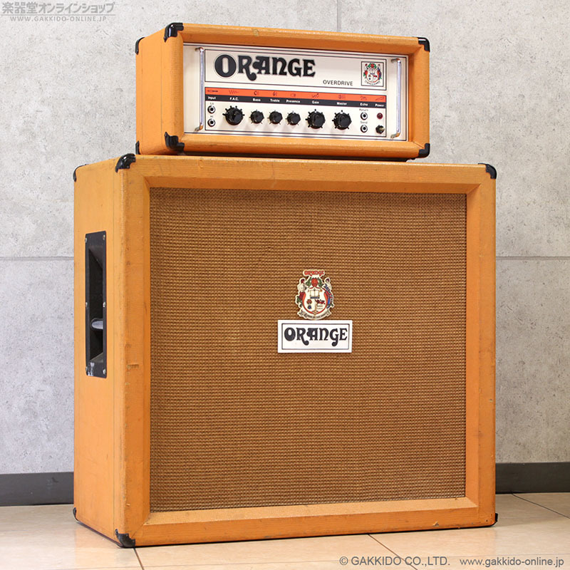 Orange　1978 OR120M OVERDRIVE ギターアンプ ヘッド & 1974 4×12