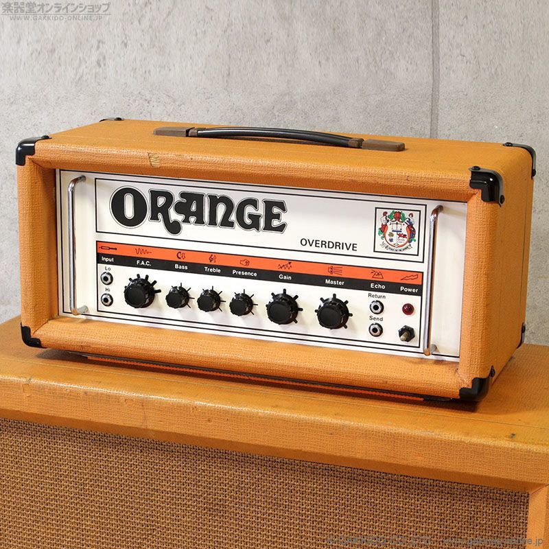 Orange　1978 OR120M OVERDRIVE ギターアンプ ヘッド & 1974 4×12