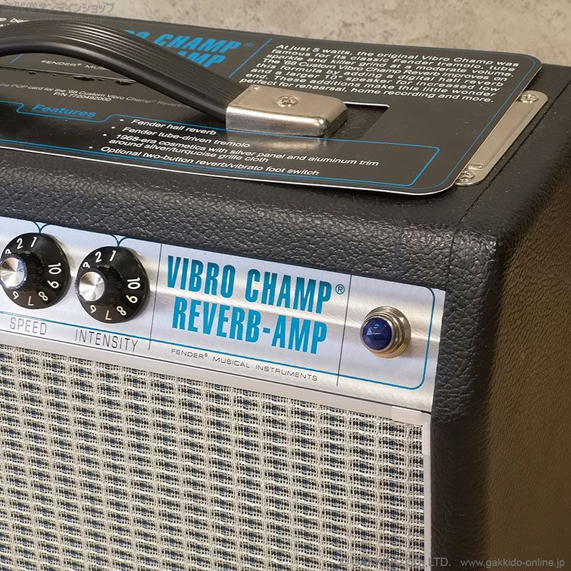 Fender 2021 '68 Custom Vibro Champ Reverb ギターアンプ コンボ [中古品] - 楽器堂オンラインショップ