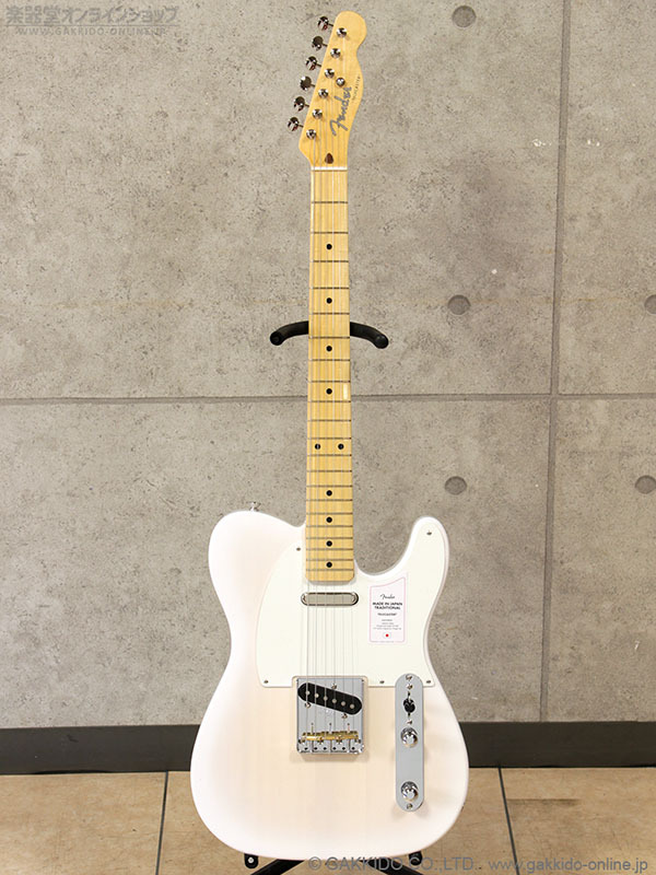 Fender　Made in Japan Traditional 50s Telecaster MN WBL [White Blonde]