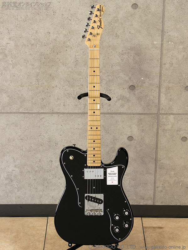 Fender Made in Japan Traditional 70s Telecaster Custom MN BLK