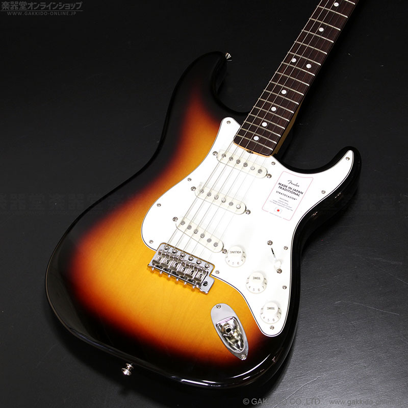 Fender　Made in Japan Traditional Late 60s Stratocaster RW 3TS [3-Color  Sunburst]