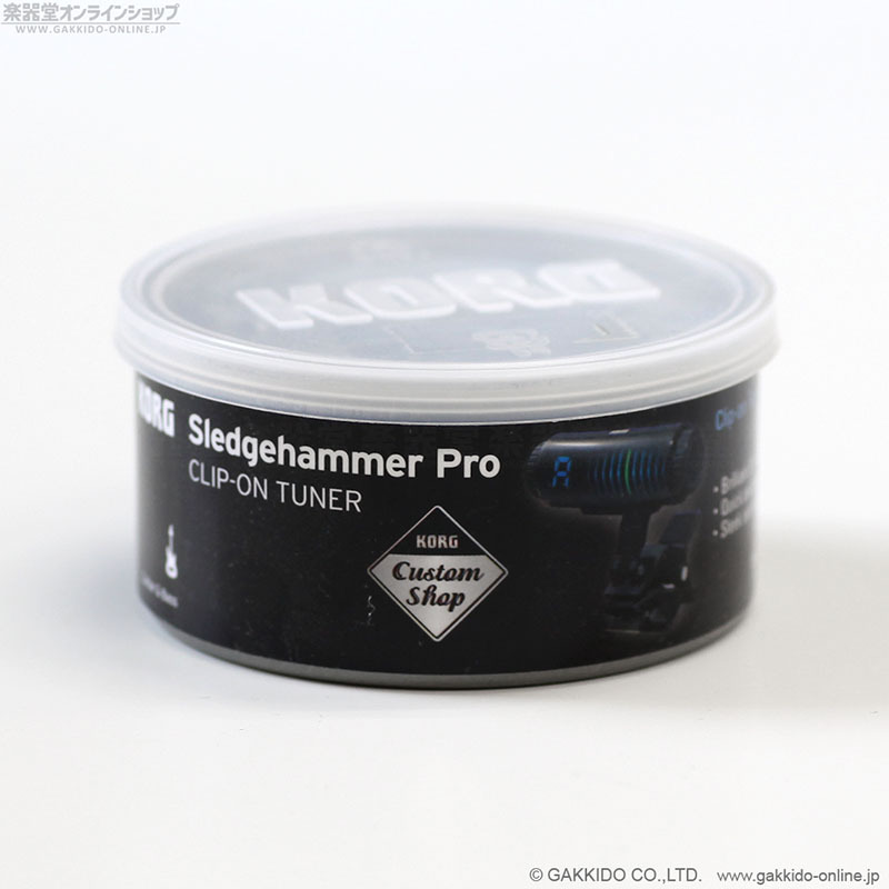KORG SH-PRO-CAN Sledgehammer Pro クリップ式チューナー [缶入り] 楽器堂オンラインショップ