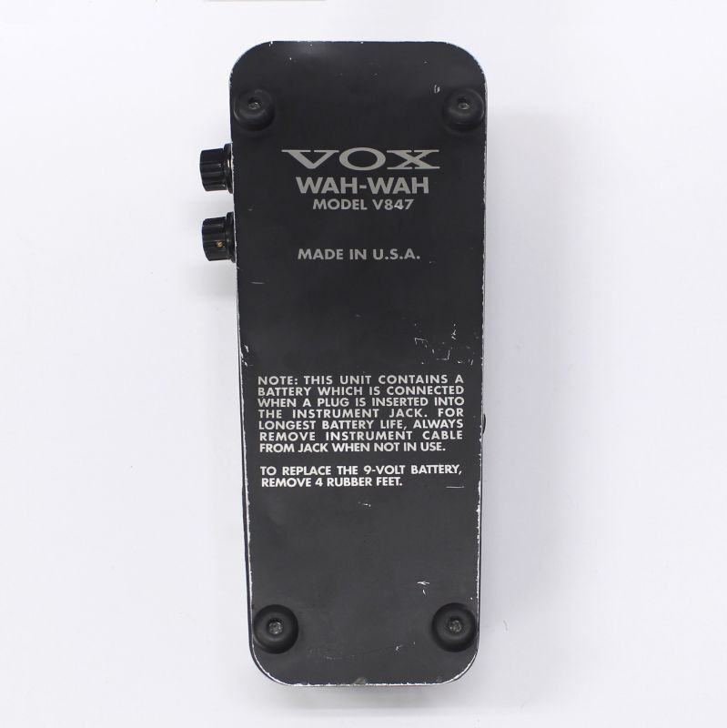 VOX V847 Wah Pedal USA製 (HKWORKS MOD) [中古品] - 楽器堂オンライン ...