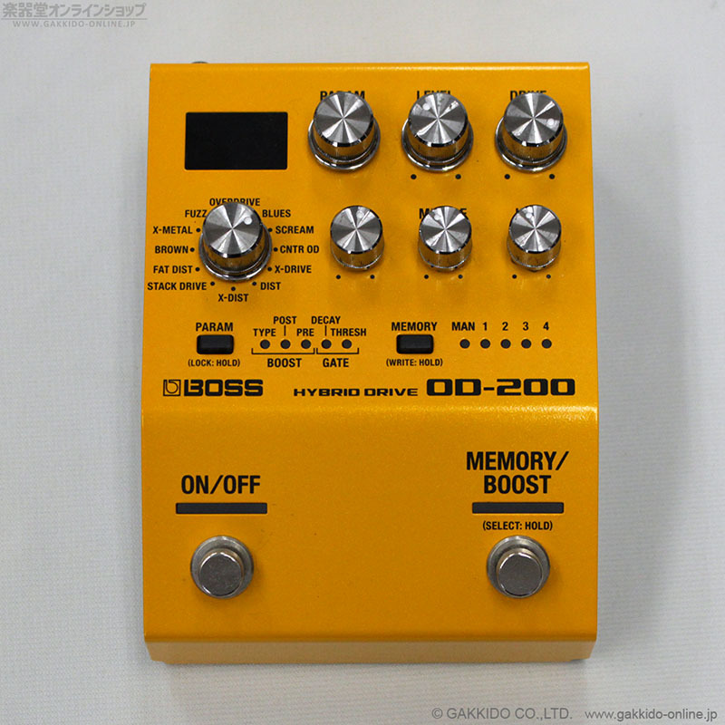 BOSS OD-200 Hybrid Drive [中古品] - 楽器堂オンラインショップ