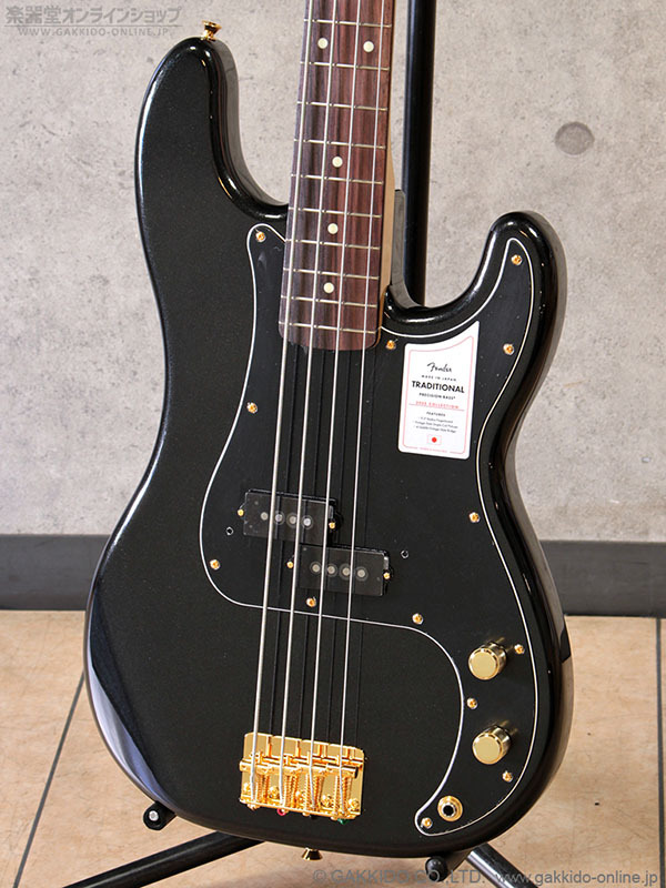 (美品) Fender Japan Precision Bass ブラック色 Fender Made in Japan Traditional 2025 Collection '60s