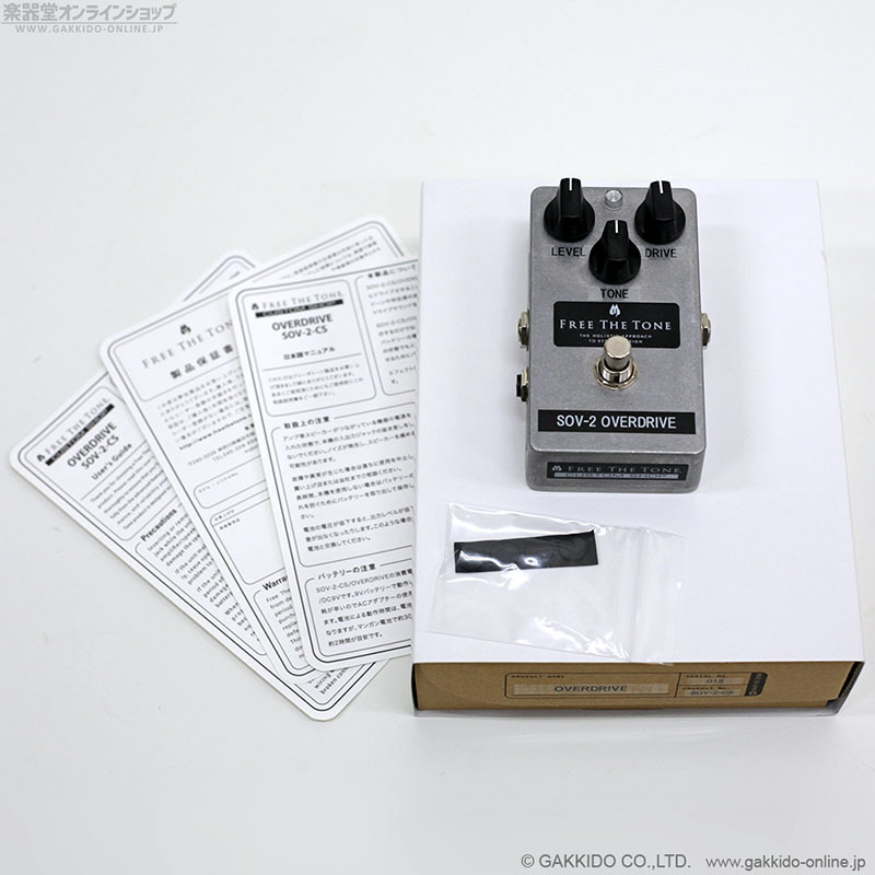 Free The Tone SOV-2-CS Overdrive [中古品] - 楽器堂オンラインショップ