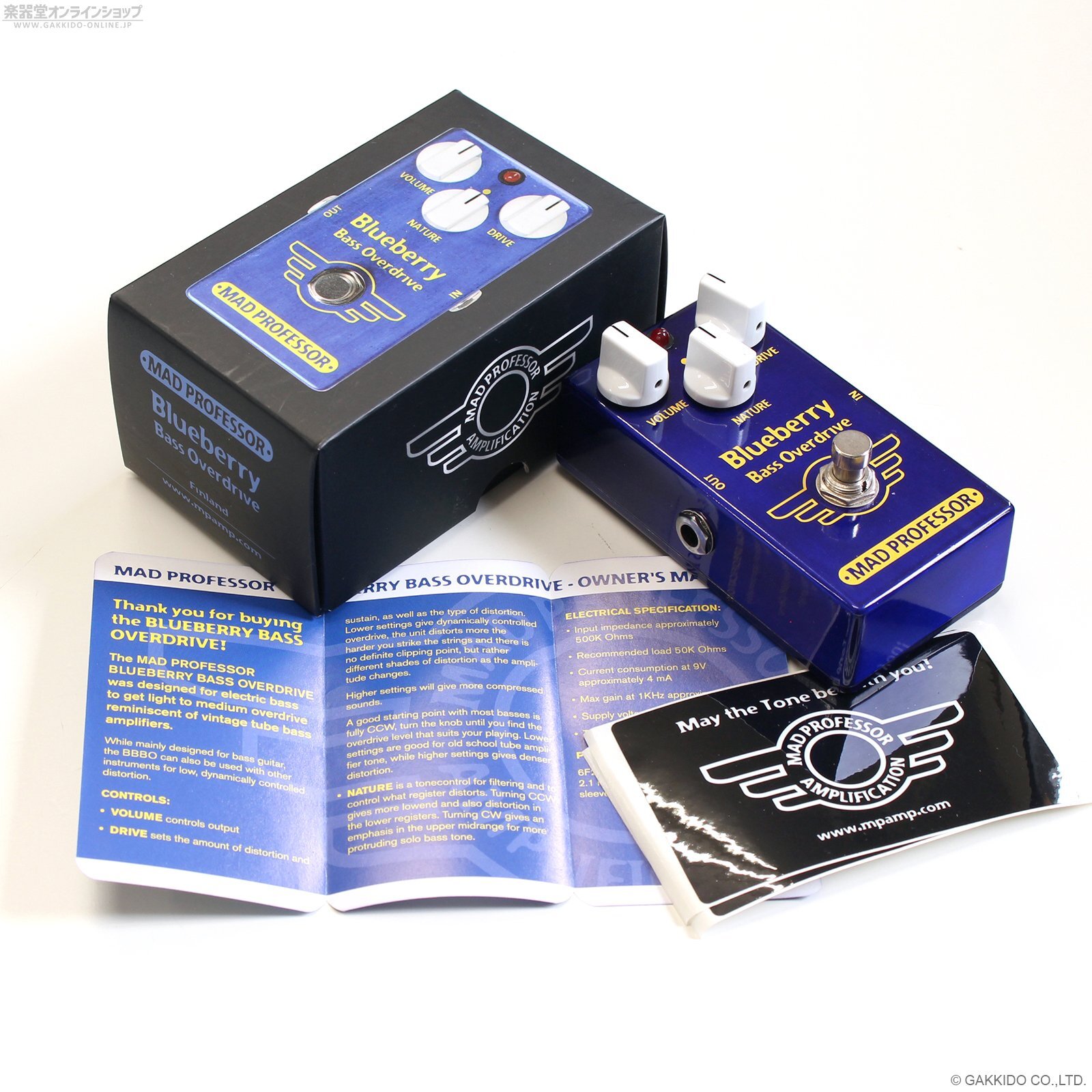 Mad Professor Blueberry Bass Overdrive [中古] - 楽器堂